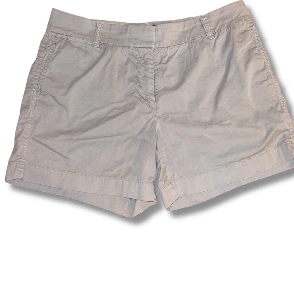 J. CREW Women’s Gray Chino Shorts, Size 8